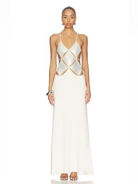 Gaia Maxi Dress Ivory